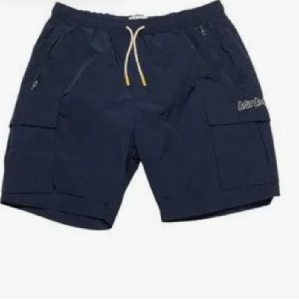 AGTAWH All Good Thing Are Welcome Here Men's 7”Dark Blue Cargo Shorts
